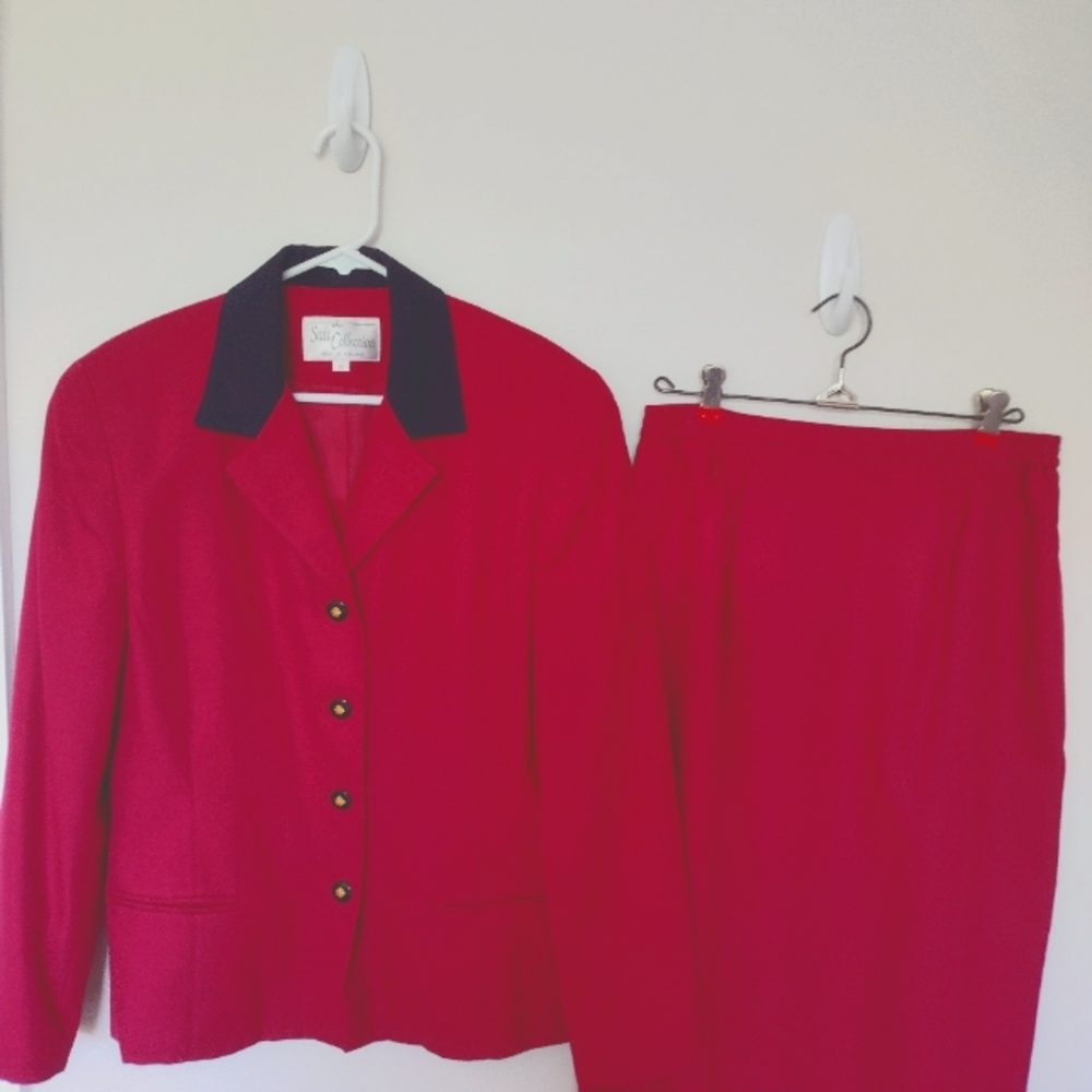 Flashy Burgundy Suit